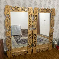 دو عدد اینه قدی با میز تک کشو