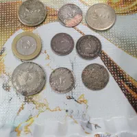 سکه قدیمی|کلکسیون سکه، تمبر، اسکناس|کبودرآهنگ, |دیوار