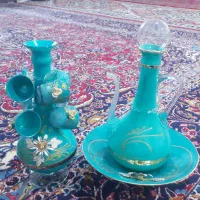 دو عدد دکور فیروزه ای