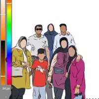 نقاشی دیجیتال دنیای کارت‌پستال‌ های خودت