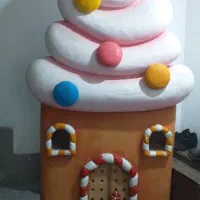 دکور ی آدم برفی و بستنی آکاسیف