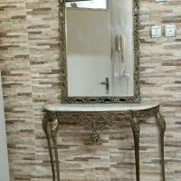 آیینه کنسول برنج