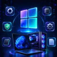 نصب تخصصی ویندوز و نرم‌افزار در محل یا منزل