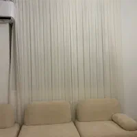 ۳ عددپرده دوخته آماده ژاکارد پلیسه اتوبانی