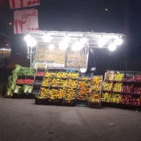 گاری چهار چرخ میوه فروش ، بساط