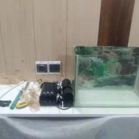 اکواریون با کلیه لوازماتش