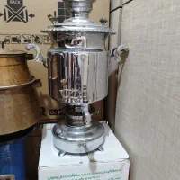 سماور نفتی قدیمی آکبند علایدین و سماور نفتی چراغ