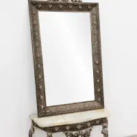 آئینه و کنسول برنج