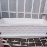 سلام گلدان سفید بزرگ