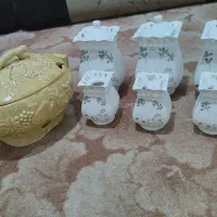 سرویس ادویه چایی وقندو شکر