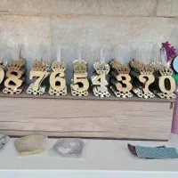 شمع تولد عدد و استند