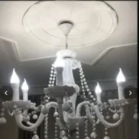 یک جفت لوستر سقفی سالم وتمیز