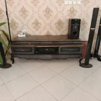 میز تلویزیون و کنسول ست طرح گنجی کلاسیک