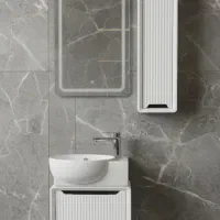 روشویی کابینتی مدل آشا سفید ابعاد ۵۰*۳۲