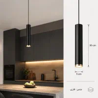 چراغ آویز استوانه ای -گلدانی