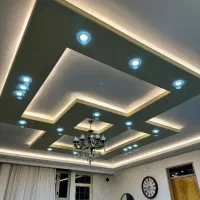 سقف کاذب تی وی وال ماربل شیت ترمو وال قاب بندی pvc