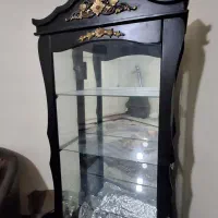 کمد بوفه چوبی و مبلمان ۷ نفره