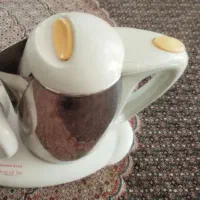 چای ساز سالم استیل بدون قوری شیشه ای