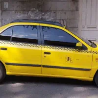 تاکسی زرد پلاک.ت ef7 آخر 93 دوگانه سوز نیاوران