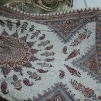 رومیزی،سفره ترمه قلمکاری قدیمی