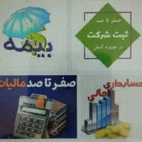 بیمه/ثبت شرکت/امور مالیاتی/حسابداری مالی/بازرگانی