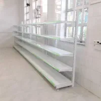 چیپس و پفک استند ، طوسی مشکی قفسه