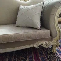 مبلمان نیمه استیل رنگ روشن تمیز