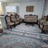 مبل استیل سلطنتی نه نفره چوب راش