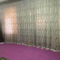 پرده همراه با کتیبه بسیار نو و تمیز