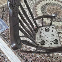 صندلی تاب تابی چوبی راش