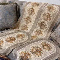 ست کامل رانر رومیزی زربافت آنتیک