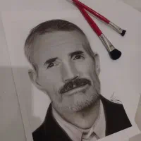 سفارش طراحی چهره سیاهقلم