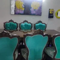 مبل ۹ نفره و میز ناهار خوری ۸ نفره