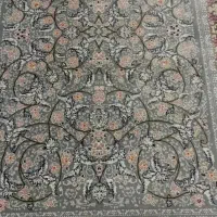قالیچه 1200 شانه 3600 تراکم  طوسی رنگ