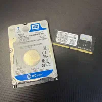 رم لپ تاپ DDR4 4GB و هارد لپتاپی 500GB