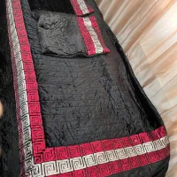 رو تختی دونفره مخمل پولک دوزی شده