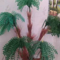 دوعد گل مصنوعی با گلدان