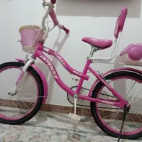 دوچرخه صورتی دخترانه سایز ۱۶