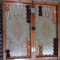 تخته نرد چوب روسی قفل دار