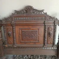 تاج تخت منبت کاری قدیمی 100ساله