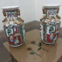 گلدان مرغی طرح دار برجسته