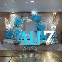 بادکنک آرایی گل آرایی تولد حنا افتتاحیه طاق عروسی