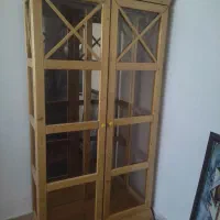 ویترین چوب آینه
