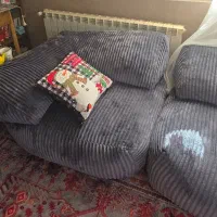 مبل مینیمال راحتی طوسی پر رنگ و کم رنگ