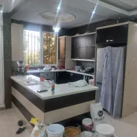کابینت آشپزخانه،  هود، سینک، گاز