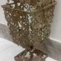سطل و جای دستمال برنجی