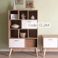 کتابخانه کمد دار مینیمال مدرن تمام ام دی اف