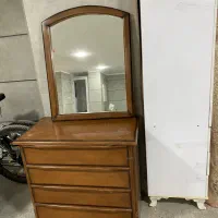 کمد لباس و دراور چوبی