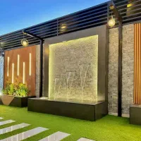 اجرای تخصصی آبنما مدرن، آبنما صخره‌ای