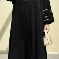 عبا مشکی پاپیون .سارافون لی.مانتو.شال مجلسی